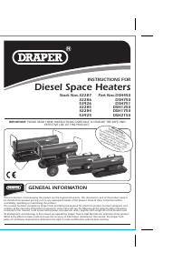 Manual Draper DSH450 Heater