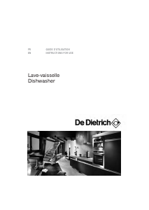 Mode d’emploi De Dietrich DVH1150X Lave-vaisselle