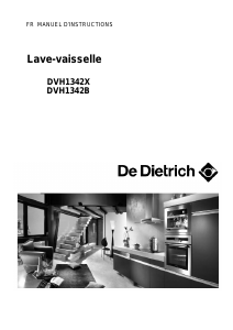 Mode d’emploi De Dietrich DVH1342B Lave-vaisselle