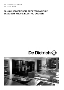 Mode d’emploi De Dietrich DCM1690X Cuisinière