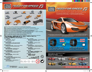 Návod Mega Bloks set 95776 Need For Speed McLaren MP4-12C