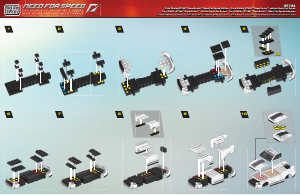 Handleiding Mega Bloks set 95784 Need For Speed Ford Shelby GT500 SuperSnake