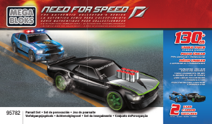 Manual Mega Bloks set 95782 Need For Speed Pursuit Set (Ford)