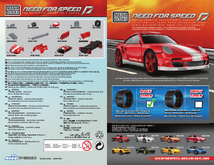 Manuale Mega Bloks set 95778 Need For Speed Porsche 911 Turbo