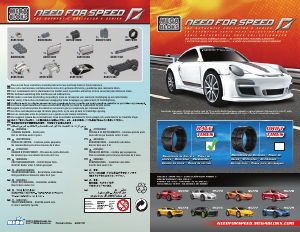 Návod Mega Bloks set 95774 Need For Speed Porsche 911 GT3 RS