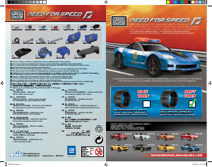 Instrukcja Mega Bloks set 95779 Need For Speed Chevrolet Corvette ZR1