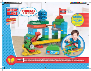 Manual Mega Bloks set 10633 Thomas and Friends Percy at the wash down