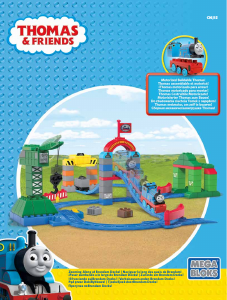 Manual Mega Bloks set CNJ15 Thomas and Friends Zooming along at Brendam docks