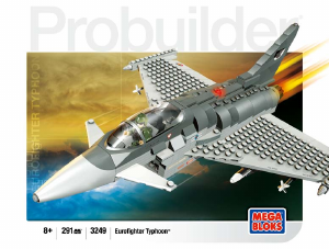 Bedienungsanleitung Mega Bloks set 3249 Probuilder Eurofighter Typhoon