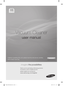 Manual Samsung VCC7490 Vacuum Cleaner