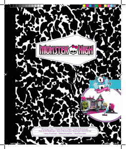 Handleiding Mega Bloks set DKY23 Monster High Biteology class