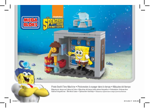 Manual Mega Bloks set CND23 SpongeBob Photo booth time machine