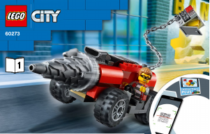 Manuál Lego set 60273 City Honička elitní policie s vrtákem