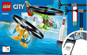 Handleiding Lego set 60260 City Luchtrace