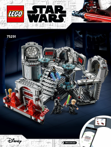 Käyttöohje Lego set 75291 Star Wars Kuolemantähti ja viimeinen taistelu