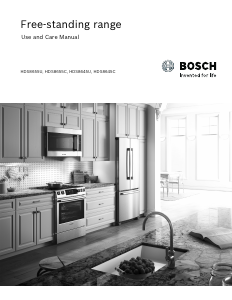 Mode d’emploi Bosch HDS8655C Cuisinière