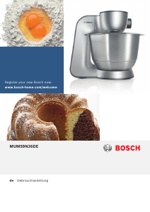 Bedienungsanleitung Bosch MUM59N26DE Standmixer