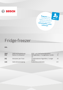 Manuale Bosch KIS87AFE0 Frigorifero-congelatore