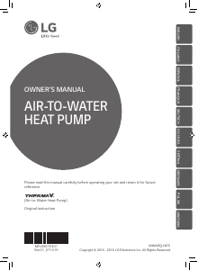 Manual LG HN1616T Heat Pump