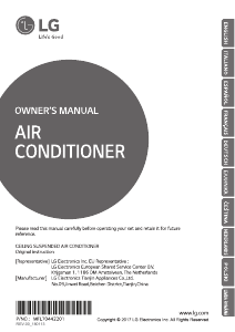 Manuale LG UV42F Condizionatore d’aria