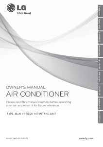 Manual LG URNU76GB8Z2 Air Conditioner