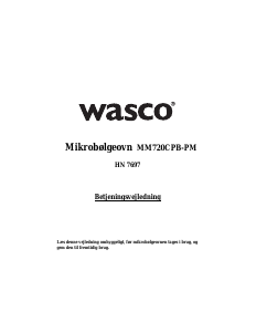 Brugsanvisning Wasco MM720CPB Mikroovn