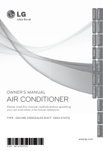 Manual LG ARNU15GBHA2 Air Conditioner