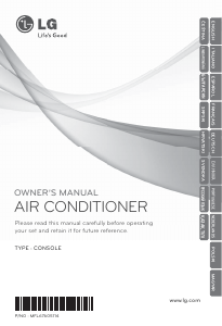 Manual LG ARNU07GQAA2 Air Conditioner