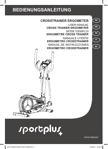 Manuale Sportplus SP-ET-9600-iE Bicicletta ellittica