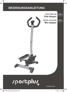 Bedienungsanleitung Sportplus SP-MSP-008-B Stepper