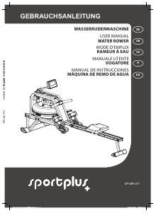 Manual de uso Sportplus SP-MR-011 Máquina de remo