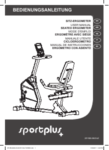 Bedienungsanleitung Sportplus SP-RB-9900-iE Heimtrainer