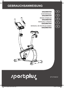 Manual de uso Sportplus SP-HT-9500-E Bicicleta estática