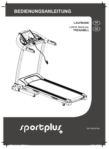 Manual Sportplus SP-TM-4216-E Treadmill