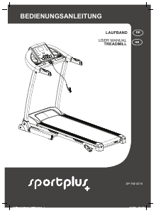 Manual Sportplus SP-TM-4216 Treadmill