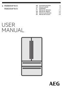 Manual de uso AEG RMB954F9VX Frigorífico combinado