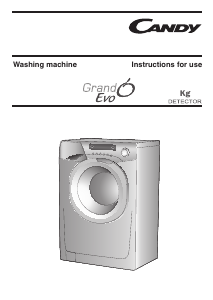Manual Candy EVO 9143D-80 Washing Machine