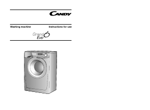 Manual Candy EVO 1682D-80 Washing Machine