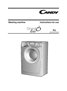 Manual Candy EVO 14104L/1-80 Washing Machine