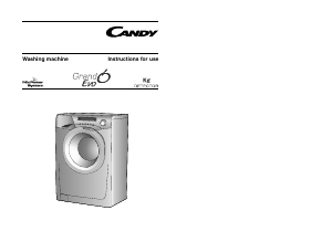 Manual Candy EVO 1483DW-80 Washing Machine