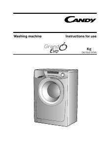 Manual Candy EVO 8143D-80 Washing Machine