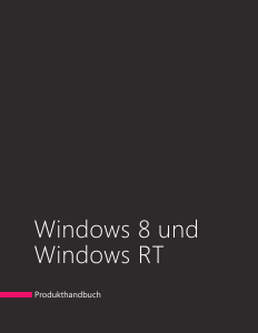 Bedienungsanleitung Microsoft Windows 8