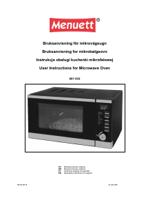 Manual Menuett 801-032 Microwave