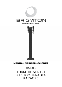 Manual Brigmton BTW-40K Speaker