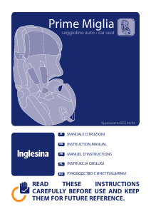 Manuale Inglesina Prima Miglia Seggiolino per auto