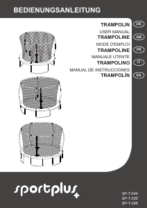 Manuale Sportplus SP-T-366 Trampolino