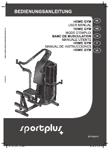 Manuale Sportplus SP-HG-012 Stazione multifunzione