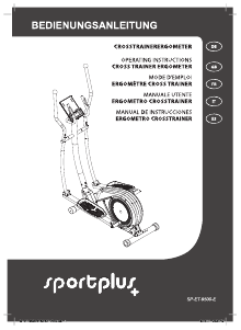 Handleiding Sportplus SP-ET-9500-E Crosstrainer