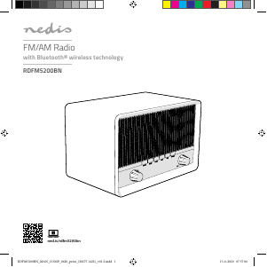 Εγχειρίδιο Nedis RDFM5200BN Ραδιόφωνο