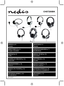 Handleiding Nedis CHST200BK Headset